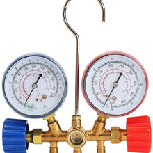 HUOGUOYIN Air Filter car Car Refrigeration Kit Manifold Gauge Set for R22 R12 R134A Auto Refrigerant H/L Quick Coupler Manifold Gauge Tool Set Auto Parts