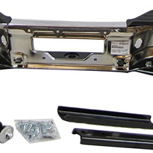For 2001-2007 Ford Super Duty Rear Bumper Chrome Assembly (with Sensor Hole) FO1103173