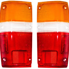 Driver and Passenger Taillights Tail Lamps Lens Replacement for Toyota Pickup Truck SUV 8156189133 8155189133 AutoAndArt