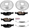 Power Stop K367 Rear Brake Kit with Drilled/Slotted Brake Rotors and Z23 Evolution Ceramic Brake Pads
