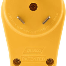 Camco Heavy Duty RV 30 AMP PowerGrip Male Replacement Plug- Durable and Safer Plug with an Easier Grip (55245)