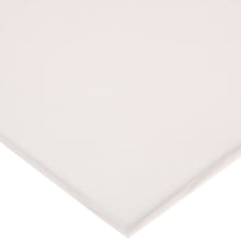 CS Hyde Silicone Foam, Open Cell, Commercial Grade, Light Density, Acrylic Adhesive, 0.187" Thick, White, 12" Width, 12" Length