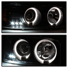 Spyder Auto 5009357 Led Halo Projector Headlights Black/clear