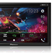 Pioneer 6.8" Double DIN Touchscreen Display, Apple iPhone and Android Music Support, Bluetooth in-Dash DVD/CD AM/FM Front USB Digital Multimedia Car Stereo Receiver/Free Alphasonik Earbuds