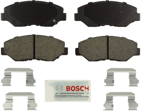 Bosch BE943H Blue Disc Brake Pad Set with Hardware For: Honda Accord, Pilot, Front