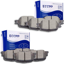 ECCPP 8pcs Front Rear Ceramic Disc Brake Pad Kit for 2005 2006 2007 2008 2009 2010 Scion tC