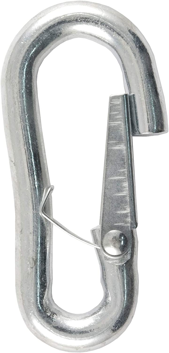 CURT 81277 Snap Hook Trailer Safety Chain Hook Carabiner Clip, 7/16-Inch Diameter, 5,000 lbs