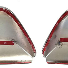 Black Horse Off Road BH-MC295 Chrome ABS 2 Pieces Tape-On Door Mirror Cover Trims
