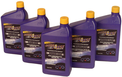 Royal Purple 5W30 Synthetic Motor Oil Case (12 Quarts)