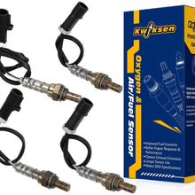 Kwiksen 4pcs Oxygen Sensor 1 Sensor 2 Upstream Downstream Replacement for Ford Expedition 4.6L/5.4 1999 2000 2001 2002 Replacement for F-150 F250 4.2/4.6L/5.4L 1999 Replacement 234-4046 234-4127