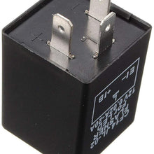 Xotic Tech 3-Pin CF14 EP35 Electronic LED Flasher Relay Fix Turn Signal Bulbs Hyper Flash