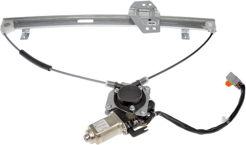 Dorman 748-131 Front Driver Side Power Window Motor and Regulator Assembly for Select Honda Models, Black