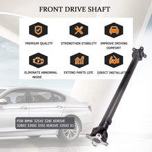 Nifeida 26207629987 Front Drive Shaft Replacement for BMW E90 3Series 325xi 328xi 330xi 335xi 328i 335i xDrive X1 2005-2013 AWD 2.0L 3.0L l4 l6 936-310 Prop Propeller Shaft Assembly OEM (73.8cm/19")