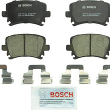 Bosch BC1108 QuietCast Premium Ceramic Disc Brake Pad Set For: Audi A3, A4, A6, Quattro, S3, TT; Volkswagen Eos, Golf, GTI, Jetta, Passat, R32, Rabbit, Tiguan, Rear