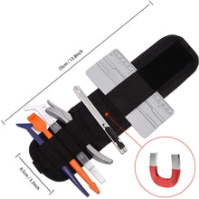 FOSHIO Car Vinyl Wrap Magnetic Wristband Tools Kit Include Adjustable Strap Wrist Band Belt Organizer, Soft Micro Stick Squeegee, Magnet Edged Fold Squeegee, Safety Cutter & Retractable Utility Knife