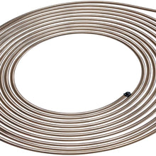 4LIFETIMELINES Copper-Nickel Brake Line Tubing Coil - 1/4 Inch, 25 Feet