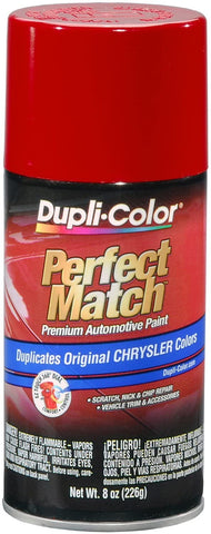 Dupli-Color BCC0419-6 PK (EBCC04197-6 PK) Flame Red Chrysler Perfect Match Automotive Paint - 8 oz. Aerosol, (Case of 6)