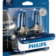 Philips H7 CrystalVision Ultra Upgraded Bright White Headlight Bulb, 2 Pack