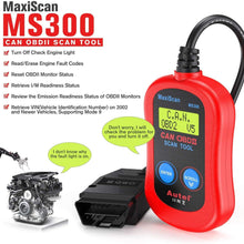 Autel MS300 Universal OBD2 Scanner Car Code Reader, Turn Off Check Engine Light, Read & Erase Fault Codes, Check Emission Monitor Status CAN Vehicles Diagnostic Scan Tool