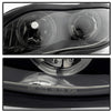 Spyder Auto 5078261 LED Halo Projector Headlights Black/Smoked