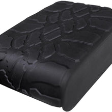 Boomerang Tire Tread Armpad for 2007-2010 Jeep Wrangler JK - Center Console Armrest Cover