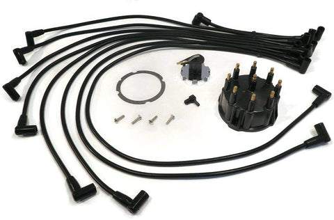 The ROP Shop | Cap, Rotor & Spark Plug Wire Kit for Mercury & Mercruiser 805759A2, 84-816761Q3