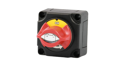 WirthCo 20387 Battery Doctor Mini Master Rotary Dial Disconnect Switch with On/Off Knob and Bottom Cover