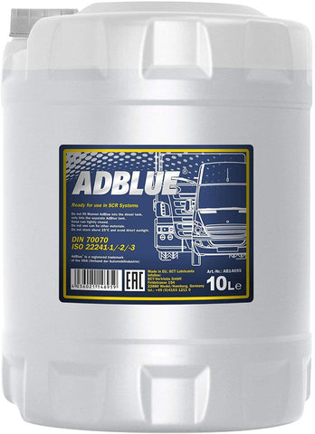 MANNOL 2AD00010000 10 Litre Adblue SCR Exhaust aftertreatment for Cars and Trucks