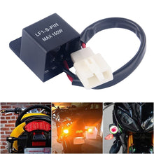 2-Pin LED Turn Light Flasher Relay 12V Universal Motorcycle Electronic Flasher Relay Emergency Led Light Indicator Light Flasher Relay