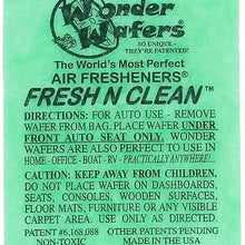 Wonder Wafers 25 CT Individually Wrapped Fresh & Clean Air Fresheners
