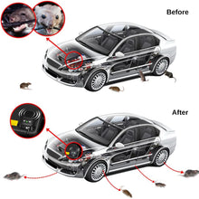Loraffe Under Hood Animal Repeller Ultrasonic Rodent Repellent LED Rodent Strobe Light Ultrasound Device Vehicle Protection for Automotive, Lights to Keep Away Rats from Your Car Engine Garage
