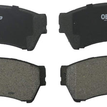 OE STOP OS1164 Ceramic Premium Brake Pad Set With Installation Hardware, Front, 1 Pack