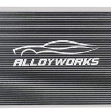 ALLOYWORKS 3 Row Core Aluminum Radiator For 1970-1981 Chevy Nova/Camaro/El Camino/Malibu AT/MT