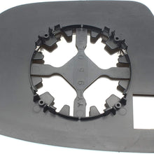 Kool Vue NS24GL Mirror Glass for Nissan Murano 15-17/Pathfinder 17-18/Rogue 14-18 Left Side With Backing Plate