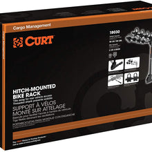 CURT 18030 Extendable Trailer Hitch Bike Rack Mount, Fits 1-1/4, 2-Inch Receiver, 2 or 4 Bicycles