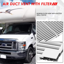 Washable & Reusable A/C Conditioner Air Grille + Foam Filter Replacement for RV Dometic 3104928.019