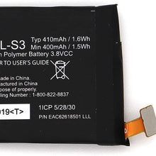 BL-S3 Battery Replacement for LG G Watch R W110 LG Watch W150 Urbane Watch LG BL-S3 410mAh