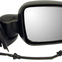 Dorman 955-1392 Passenger Side Power Door Mirror - Folding with Memory for Select Jeep Models, Black