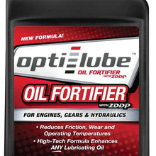 Opti-Lube Oil Fortifier with ZDDP (Zinc): 1 Quart (32oz), Treats up to 32 Quarts of Oil