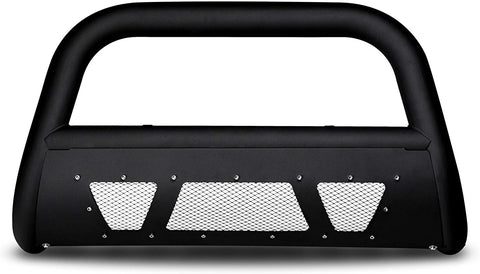 Armordillo USA 7168817 MS Series Bull Bar Fits 2011-2016 Ford F-250/F-350/F-450/F-550 Super Duty - Matte Black W/Mesh Skid Plate
