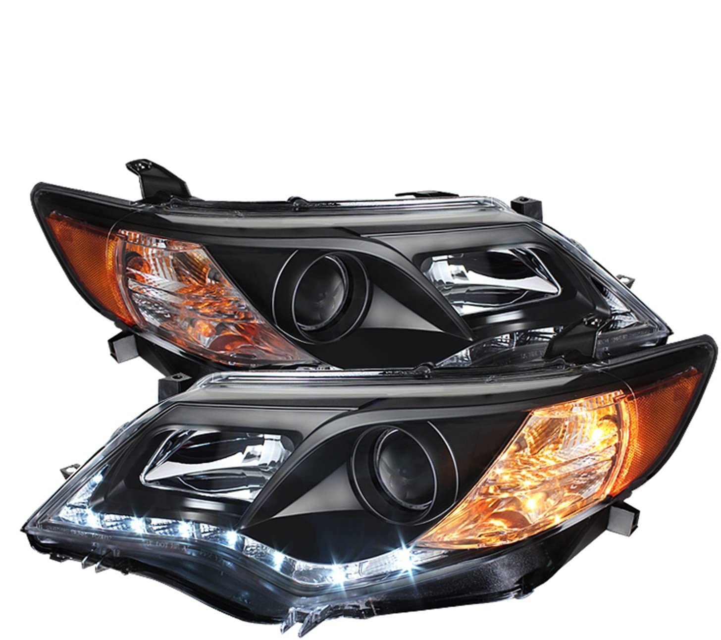 Spyder Auto 5072658 Projector Style Headlights Black/Clear