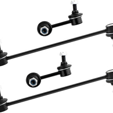 BOXI K750058 K750289 MN101368 (Set of 4) Front & Rear Sway Stabilizer Bar End Link Kit Replacement for 2007 2008 2009 Dodg-e Caliber / 2007 2008 2009 Jeep Compass / 2007 2008 2009 Jeep Patriot