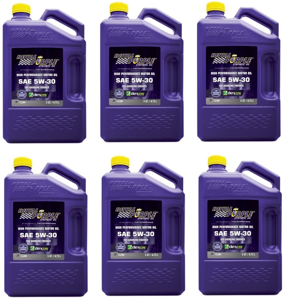 Royal Purple API-Licensed SAE 5W30 High Performance Synthetic Motor Oil - 5 qt. (Case of 6)