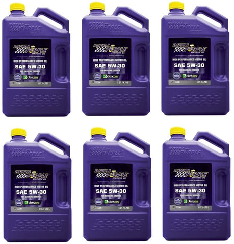 Royal Purple API-Licensed SAE 5W30 High Performance Synthetic Motor Oil - 5 qt. (Case of 6)