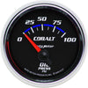 Auto Meter 6127 Cobalt Short Sweep Electric Oil Pressure Gauge Regular, 2.3125 in.