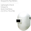 Fibre-Metal Pipeliner Fiberglass Welding Helmet with Ratchet Headgear (110WH), White