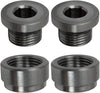 ICT Billet O2 Sensor Bung Universal Mild Steel Weld Oxygen Air Fuel Ratio Meter 2 Pair M18 M18-1.5 Threaded Wideband with plug Made in America Metal Weldable 18mm 551548