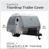 Classic Accessories Over Drive PolyPRO3 Deluxe Teardrop Trailer Cover, Fits up to 8' Trailers (80-296-143101-RT)