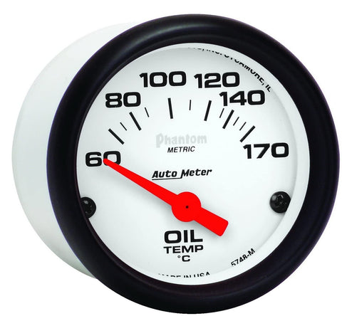 Auto Meter 5748-M Phantom Electric Oil Temperature Gauge