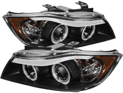 Spyder Auto 5029652 CCFL Halo Projector Headlights Black/Clear
